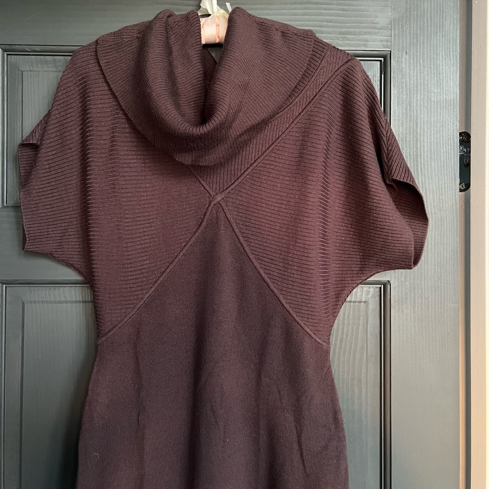 Nine West dusty purple knit dress size small